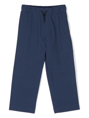 Kenzo Kids cotton-corduroy pants - Blue