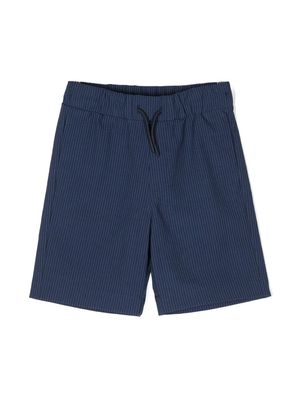 Kenzo Kids cotton-corduroy shorts - Blue