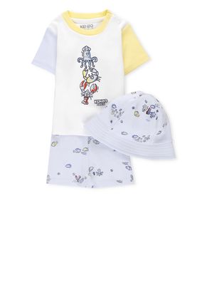 Kenzo Kids Cotton Three-piece Set