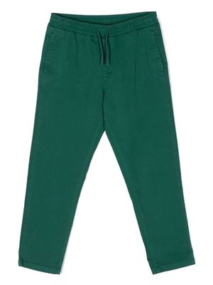 Kenzo Kids drawstring-waist trousers - Green