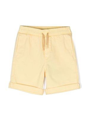 Kenzo Kids embroidered-logo shorts - Yellow