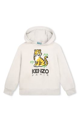 KENZO Kids' Graphic Hooded Sweatshirt in 261-Stone