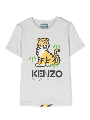 Kenzo Kids Kotora cotton T-shirt - Grey