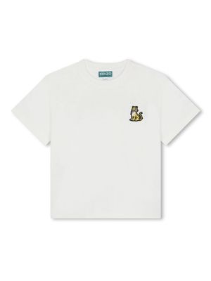 Kenzo Kids Kotora cotton T-shirt - Neutrals