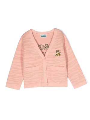 Kenzo Kids 'Kotora' knitted cardigan - Pink
