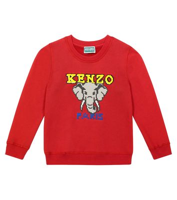 Kenzo Kids Logo cotton-blend jersey sweatshirt