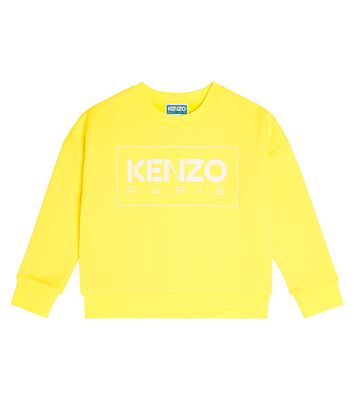 Kenzo Kids Logo cotton-blend sweatshirt