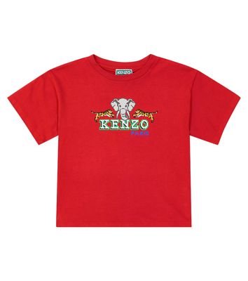 Kenzo Kids Logo cotton jersey T-shirt