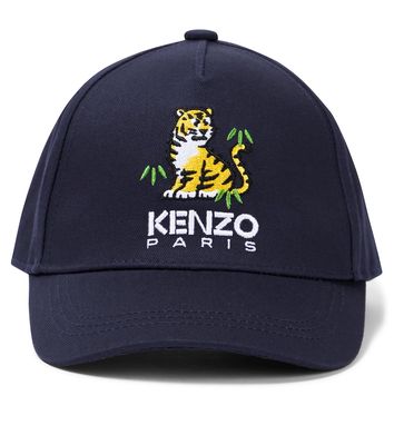 Kenzo Kids Logo-embroidered baseball cap