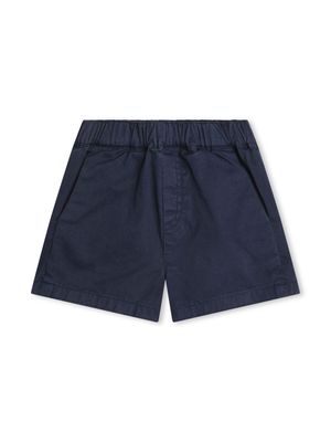 Kenzo Kids logo-embroidered slip-on shorts - Blue