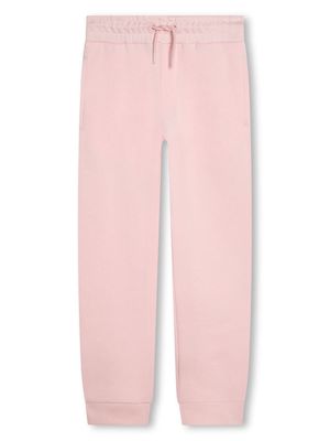 Kenzo Kids logo-print cotton track pants - Pink