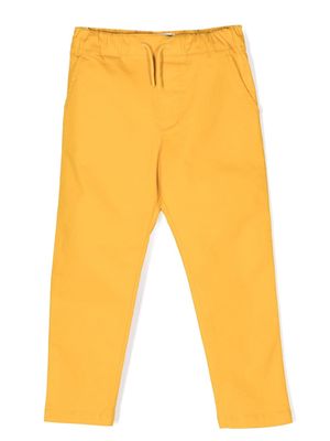 Kenzo Kids logo-print cotton track pants - Yellow