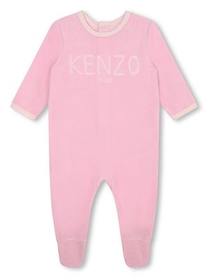 Kenzo Kids logo-print long-sleeves set - Pink