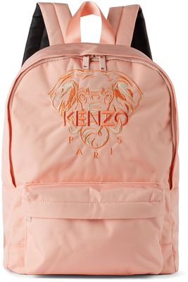 Kenzo Kids Pink Elephant Backpack