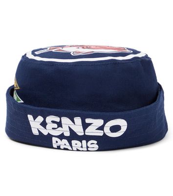 Kenzo Kids Printed cotton bucket hat