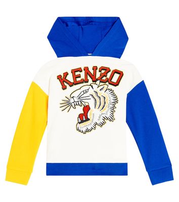 Kenzo Kids Printed cotton jersey hoodie
