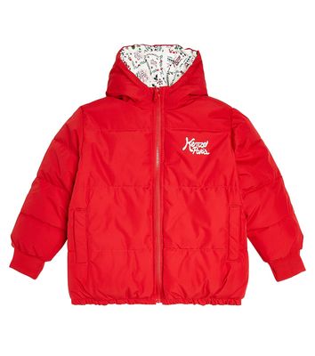 Kenzo Kids Reversible puffer jacket