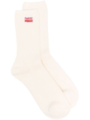 Kenzo logo-patch socks - Neutrals