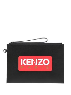 Kenzo logo-print clutch bag - 99