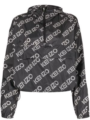 Kenzo logo-print jacket - Black