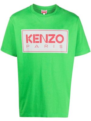 Kenzo logo-print round-neck T-shirt - Green