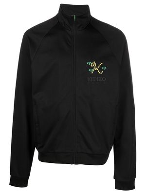 Kenzo logo zipped jacket - Black