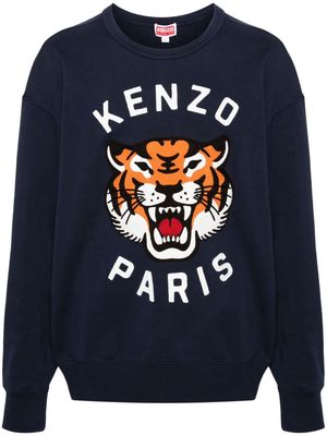 Kenzo Lucky Tiger cotton sweatshirt - Blue