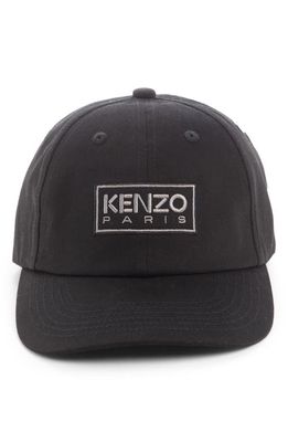 KENZO Men's Paris Logo Baseball Cap in Black