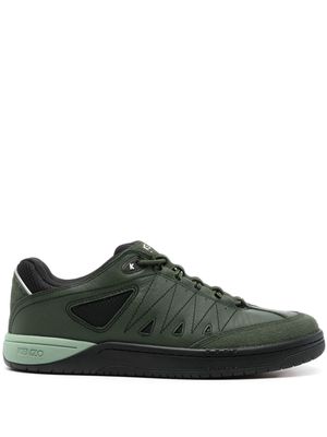 Kenzo mesh-panelled leather sneakers - Black