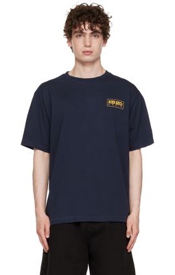 Kenzo Navy Kenzo Paris Oversized T-Shirt