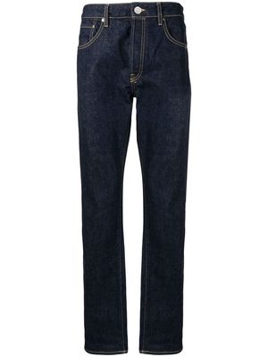 Kenzo rear-logo slim-fit jeans - Blue