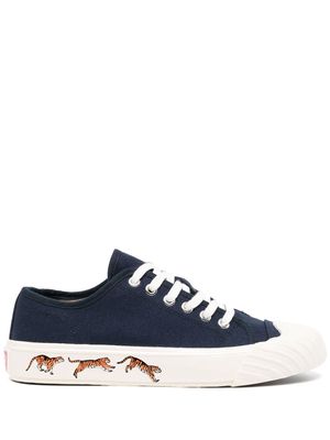 Kenzo round-toe low-top sneakers - Blue