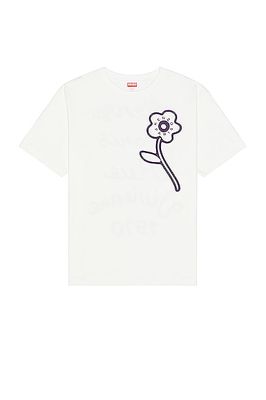 Kenzo Rue Vivienne Oversize T-shirt in White