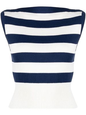 Kenzo striped knit top - White