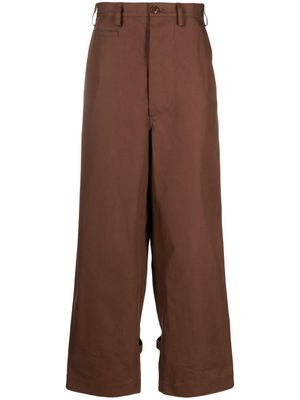 Kenzo three-pocket straight-leg trousers - Brown