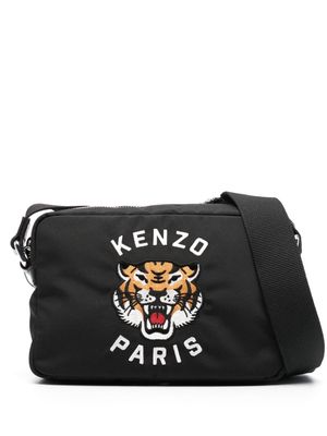 Kenzo Tiger-Head-motif shoulder bag - Black