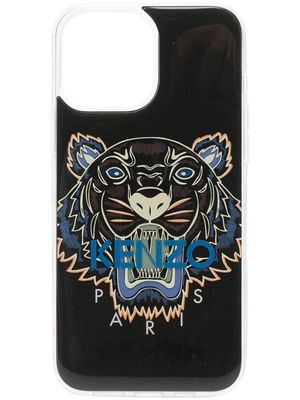 Kenzo Tiger-motif iPhone 13 Pro Max case - Black