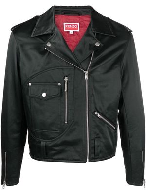 Kenzo Tiger Varsity biker jacket - Black