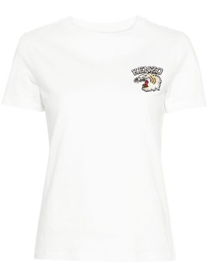 Kenzo Tiger Varsity organic cotton T-shirt - White