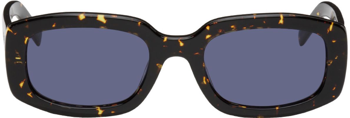 Kenzo Tortoiseshell Rectangular Sunglasses