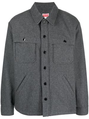 Kenzo two-pocket shirt jacket - Grey