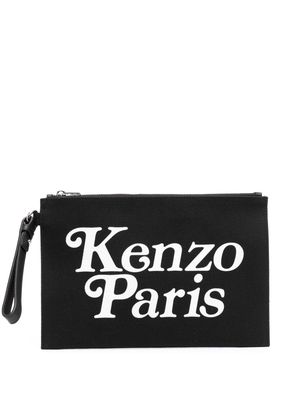 Kenzo Utility logo-print pouch - Black