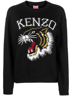 Kenzo Varsity Jungle embroidered sweatshirt - Black