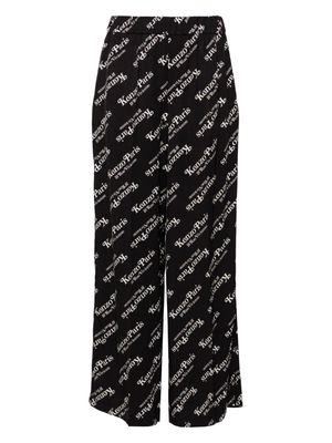 Kenzo Verdy logo-print pajama pants - Black