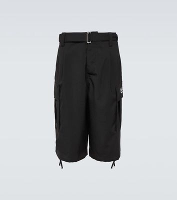 Kenzo Virgin wool cargo shorts