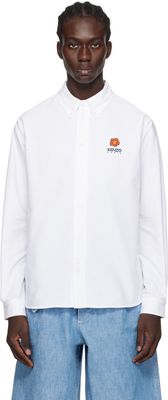 Kenzo White Kenzo Paris Boke Flower Crest Shirt