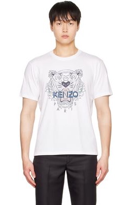 Kenzo White Kenzo Paris Tiger T-Shirt