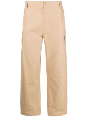 Kenzo wide-leg cargo trousers - Neutrals