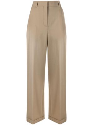 Kenzo wide-leg wool trousers - Brown