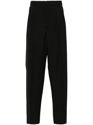 Kenzo wool pleated tailored trousers - Black